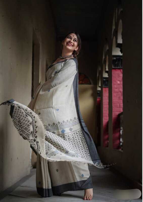 Vasudha - వసుధ ( Handloom Khadi cotton sarees ) Vasudha - వసుధ ( Handloom Khadi cotton sarees )