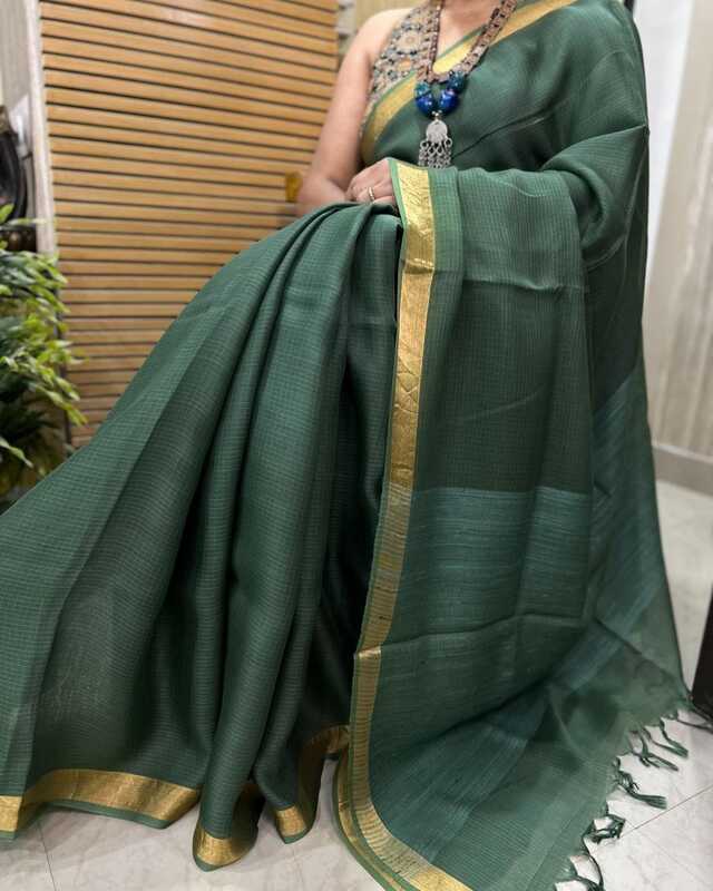 Gitanshi - गीतांशी ( Linen cotton sarees )
