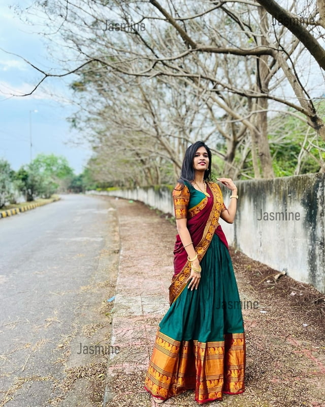Narayanpet Half Saree Material ( Authentic Handloom ) Narayanpet Half Saree Material ( Authentic Handloom )