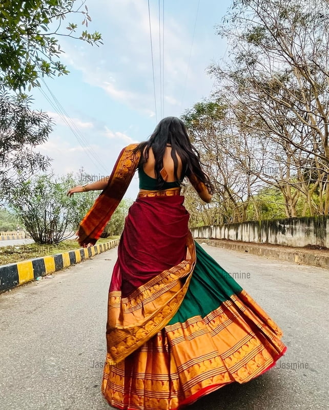 Narayanpet Half Saree Material ( Authentic Handloom ) Narayanpet Half Saree Material ( Authentic Handloom )