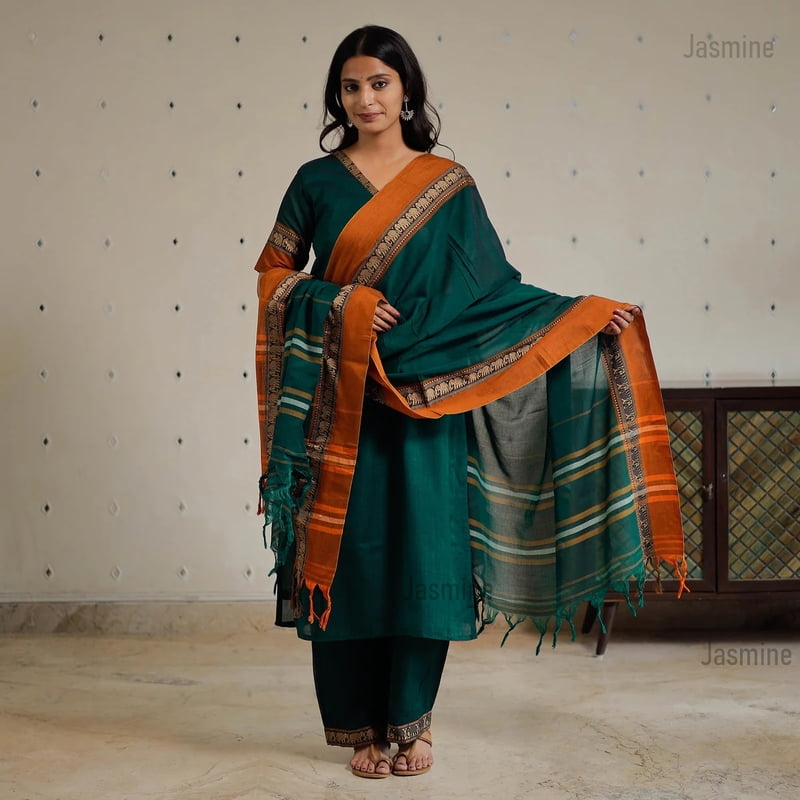 Sana - सना ( Narayanpet Salwar material ) Sana - सना ( Narayanpet Salwar material )