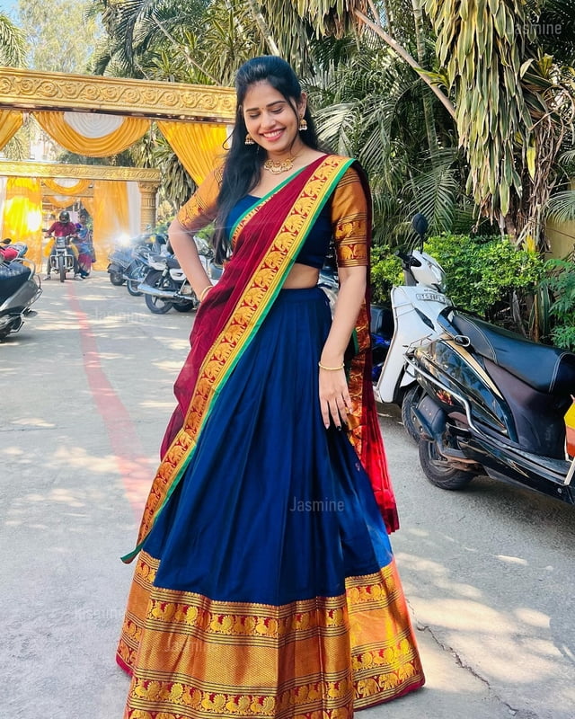 Prema - ಪ್ರೇಮ ( Narayanpet Half Saree Material ) Prema - ಪ್ರೇಮ ( Narayanpet Half Saree Material )