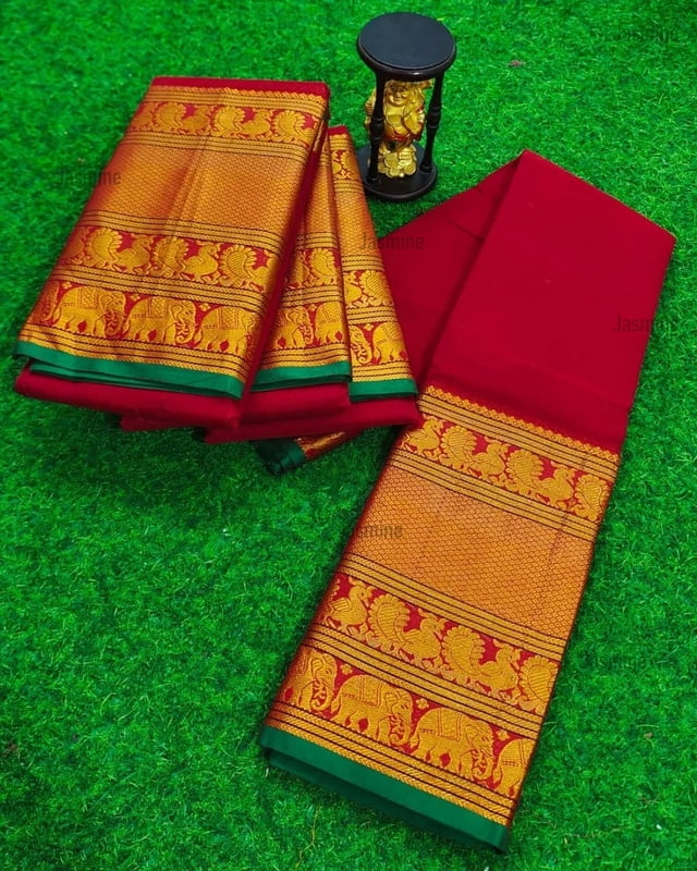 Kavya - कव्या ( Big Border - Red ) Kavya - कव्या ( Big Border - Red )