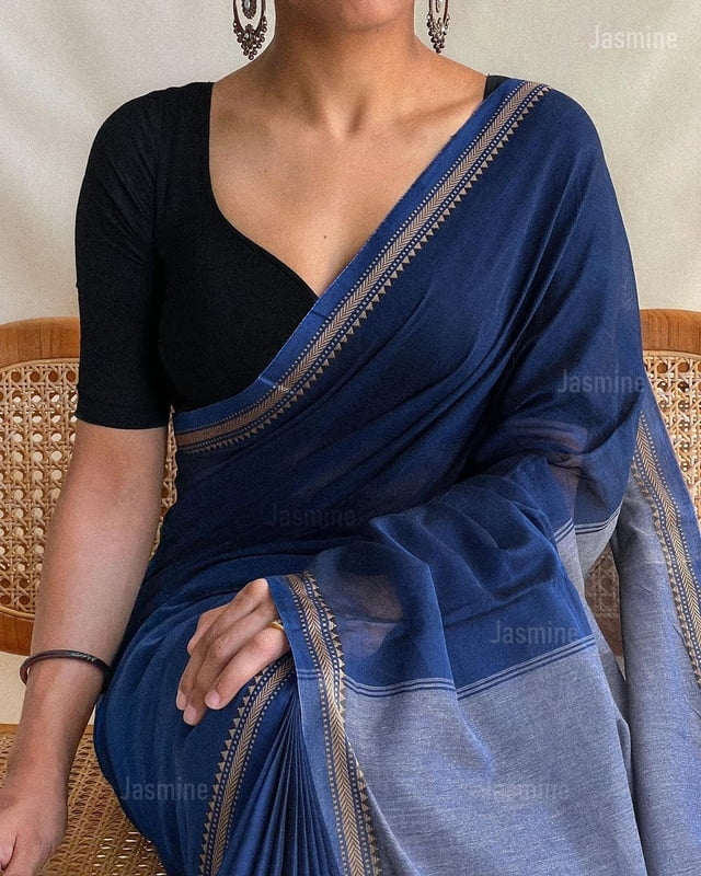 Affordable Luxury: Plain Narayanpet Cotton Saree Affordable Luxury: Plain Narayanpet Cotton Saree