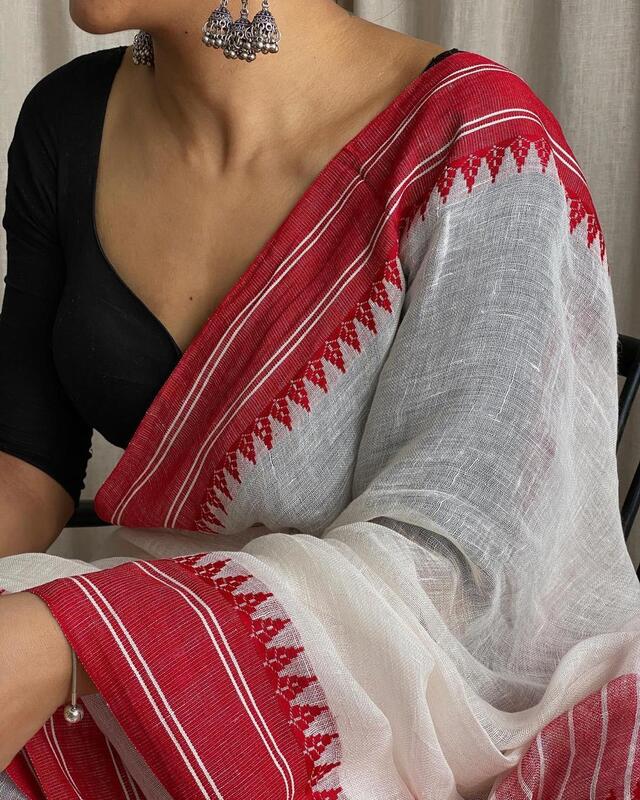 Nikita ( Khadi cotton sarees ) Nikita ( Khadi cotton sarees )