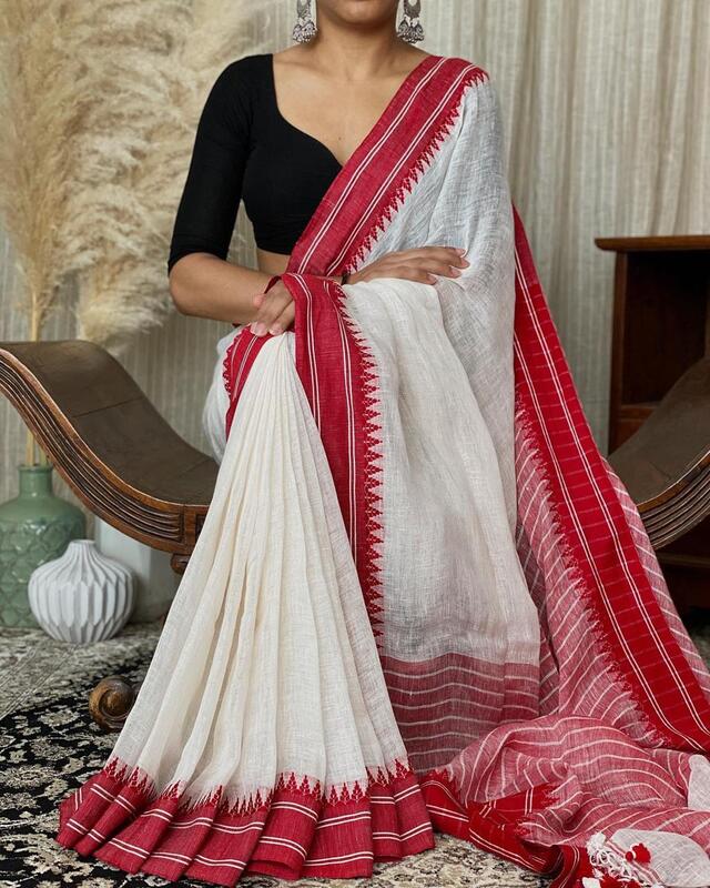 Nikita ( Khadi cotton sarees ) Nikita ( Khadi cotton sarees )