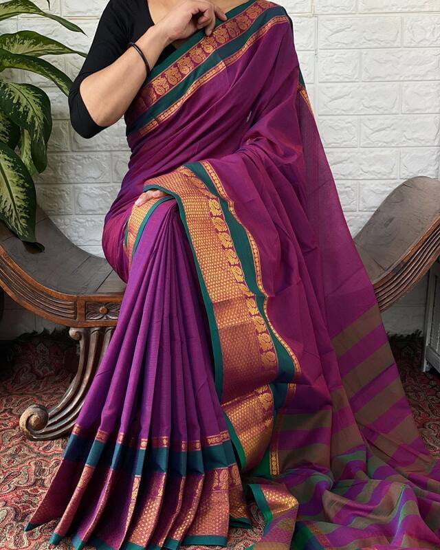 Zari Border Narayanpet Sarees Collection Zari Border Narayanpet Sarees Collection